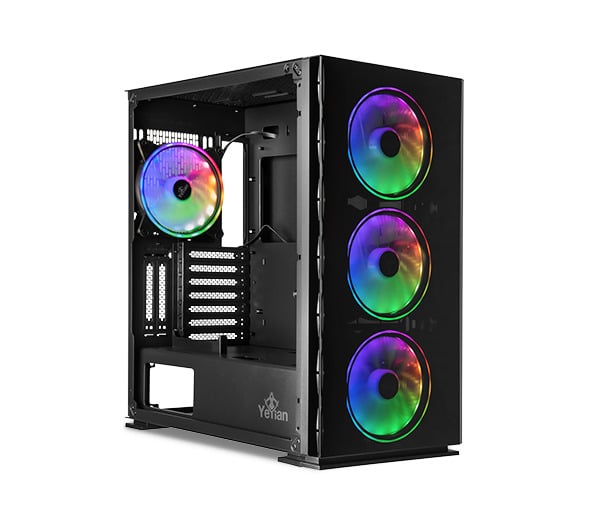 Gabinete  Yeyian Gamer Yca-ftat-02fa Vector Elite (panel Front Malla)