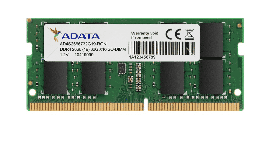 Memoria Ddr4 Adata 8gb 2666 Mhz Sodimm (ad4s26668g19-sgn)