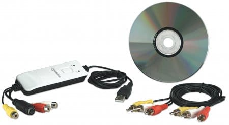 Capturador                                                                                                                                                                                                                                                                                                                                                                                                                                                                 De Video Usb Manhattan - Negro, Gris