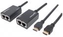 Extensor                                                                                                                                                                                                                                                                                                                                                                                                                                                                       Hdmi Manhattan 207386 - Negro, Hdmi