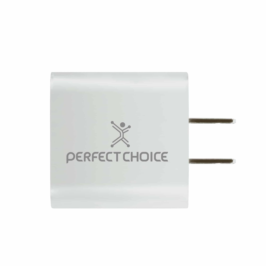 Adaptador                                                                                                                                                                                                                                                                                                                                                                                                                                                                      De Corriente  Perfect Choice Pc-240389 - Blanco, Pared, 5 V / 2.4 A
