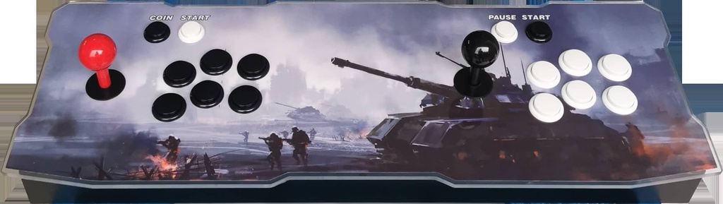 Consola                                                                                                                                                                                                                                                                                                                                                                                                                                               Arcade 2 Jugadores + 2 Rc 6084 J 84 3d 2gb Ram 32gb Rom 12v Retroiluminado Led War -