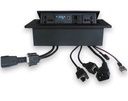 Caja                                                                                                                                                                                                                                                                                                                                                                                                                                                                  De Mesa - Rj45 Cat 5e, Hdmi, Svga, Usb V2.0, 3.5 Mm, Nema 5-15r, Negro, Brobotix 005514n