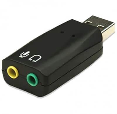 Convertidor                                                                                                                                                                                                                                                                                                                                                                                                                                                                      Usb A Audio Brobotix - Usb, Negro
