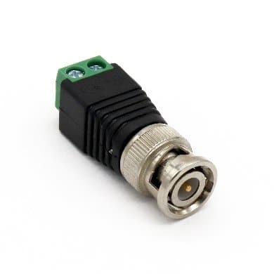 Adaptador                                                                                                                                                                                                                                                                                                                                                                                                                                                             Cctv Brobotix 764786 - Negro C/ Verde, Bnc Macho, Coaxial, Macho