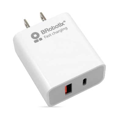 Cargador                                                                                                                                                                                                                                                                                                                                                                                                    Carga Rápida - Dual Usb V3.0 18w, 1 Puerto Tipo A Y 1 Puerto Tipo C Brobotix 6000502