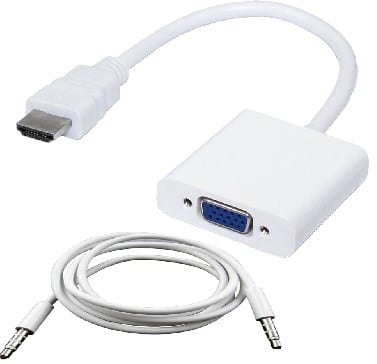 Convertidor                                                                                                                                                                                                                                                                                                                                                                                                                                                             Hdmi A Vga Brobotix 110964b - Hdmi, Vga, Macho/hembra, Color Blanco