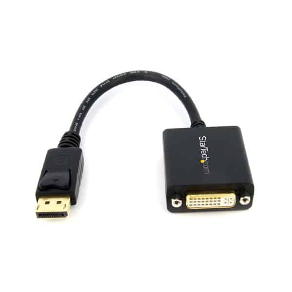Convertidor                                                                                                                                                                                                                                                                                                                                                                                                                                                             Displayport A Dvi Startech.com Dp2dvi2 - 0, 15 M, Displayport, Dvi, Macho/hembra, Negro