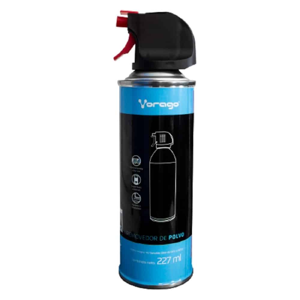 Aire                                                                                                                                                                                                                                                                                                        Comprimido Vorago 227ml Vorago Cln-106 - Negro C/ Azul, 227 Ml, Aire Comprimido, Limpieza De Equipos, Tetrafluoroetano