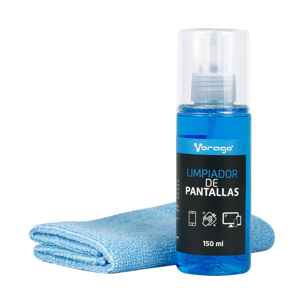 Limpiador                                                                                                                                                                                                                                                                                                             De Pantallas Vorago Cln-109 150ml Con Franela Microfibra. -