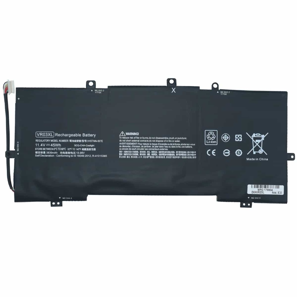 Bateria                                                                                                                                                                                 Bf Bfhvr03xl Interna 11.4v Para Hp Envy 13-d023tu 13-d024tu 13-d025tu 13-d046tu 13-d051tu 13-d056tu - Pavilion 13-d 13-d000 13-d000ng Vr03xl