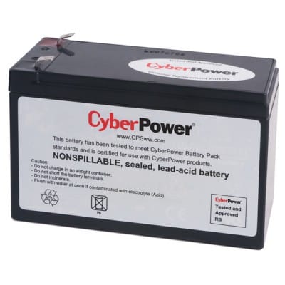 Bateria                                                                                                                                                                                                                                                            De Reemplazo Cyberpower - 12 V, Negro