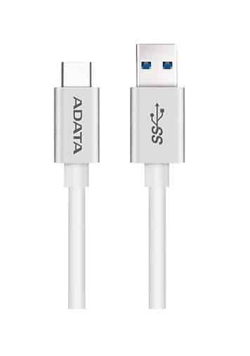 Cable                                                                                                                                                                                                                                                                                                       Usb Tipo C Adata Aca3al-100cm-csv - Usb A, Usb C, 1 M, Color Blanco