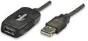 Cable                                                                                                                                                                                                                                                                                                 Usb Manhattan - 20 M, Usb A, Usb A, Macho/hembra, Negro