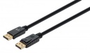 355582                                                                                                                                                                                                                                                                                                Cable Displayport Macho A Macho - 3 M; Soporta 4k 144hz, Hdr, Contactos Chapados En Oro, Forro De Pvc Y Conector Con Seguros, Negro