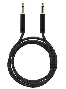 Cable                                                                                                                                                                                                                                                                                                 De Stereo De Nylon 651336 Brobotix - Macho - Macho, 1 M, Negro