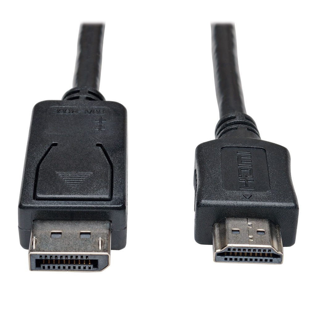 Adaptador                                                                                                                                                                                                                                                                                           De Cable Tripp-lite P582-006 - Negro, Hdmi, Displayport, Macho/macho
