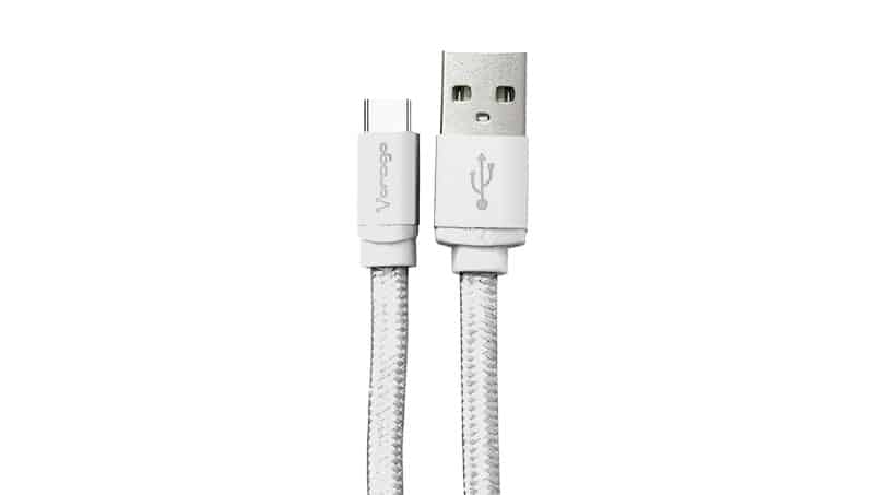 Cable                                                                                                                                                                                                                                                                                         Usb Tipo C Vorago 1 Mt Carga Rapida - Usb, Usb C, Macho/macho, 1 M, Color Blanco