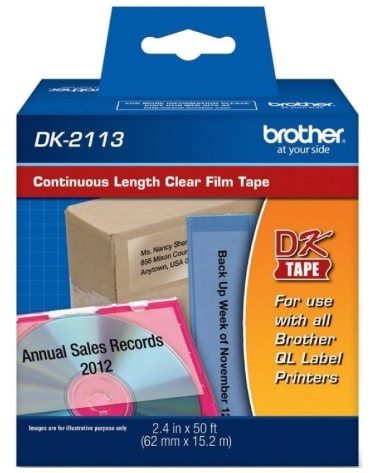 Cinta                                                                                                                                                                                                                                  Plástica Brother Dk2113 - 62 Mm De Ancho