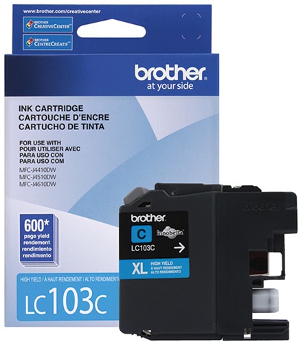 Cartucho                                                                                                                                                                                                                                                                                           De Tinta Brother Lc103c - Cyan