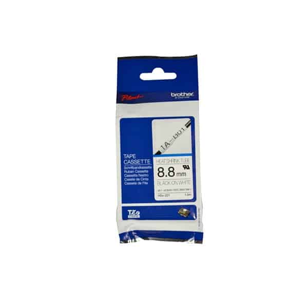 Etiqueta                                                                                                                                                                                                                                Blanca Continua Termoretráctil Brother Hse221 - De 8.8 Mm De Diámetro X 1.5 Mts De Largo. Impresión En Negro.