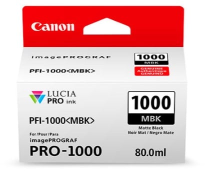 Tanque                                                                                                                        Canon Pfi-1000 Mbk - Negro