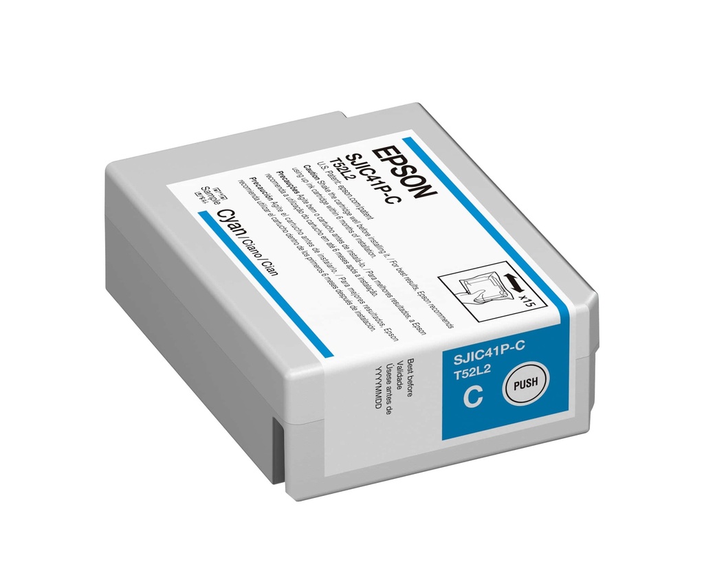 Cartucho                                                                                                                                                                                                                                                                                    De Tinta Epson C13t52l220 Cyan -