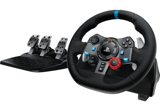 Volante                                                                                                                                                                                                             Logitech G29 Driving Force - Ruedas + Pedales, Playstation 4, Playstation 3, Alámbrico, Negro