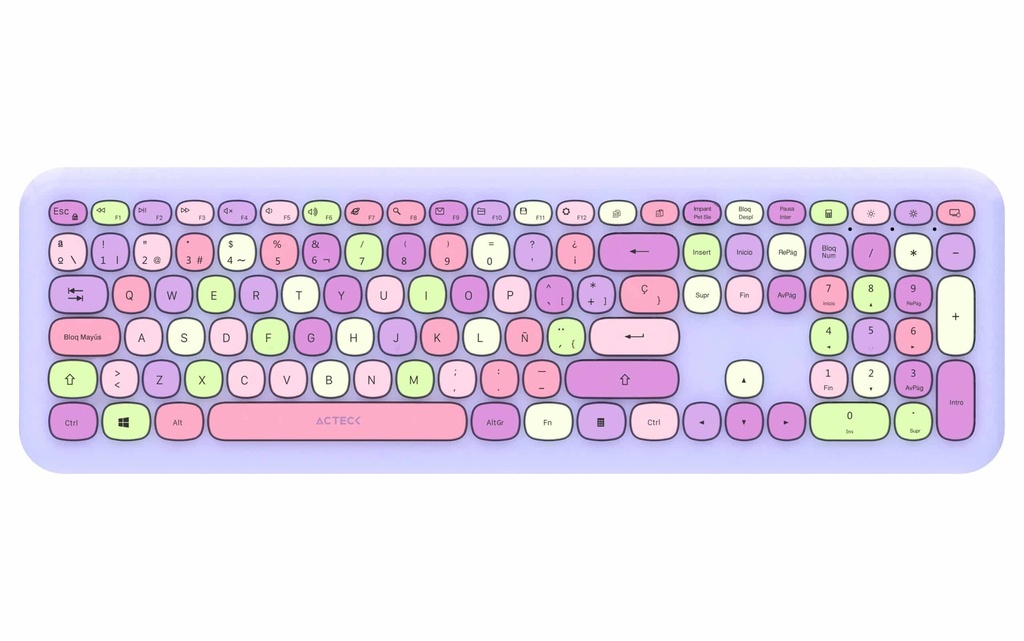 Kit                                                                                                                                                                                    Teclado Y Mouse Inalámbricos 2.4hz Creator Chic Mk475 Advanced Series -