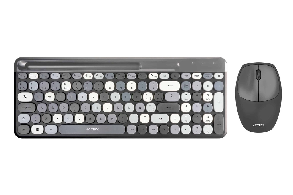 Kit                                                                                                                                                                                                        Teclado Y Mouse Inalámbricos 2.4hz Creator Chic Mk470 Advanced Series -