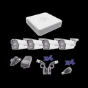 Kit                                                                                                                                                                                                       Colorvu Turbohd 1080p Lite / Dvr 4 Canales / 4 Cámaras Bala (exterior 2.8 Mm) -