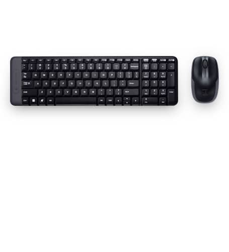 Kit                                                                                                                                                                                                          De Teclado Y Mouse Logitech Mk220 - Estándar, Negro, 10 M