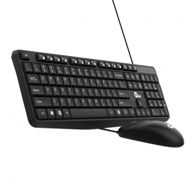 Kit                                                                                                                                                                                             De Teclado Y Mouse Qian Qkx-20603 - Negro