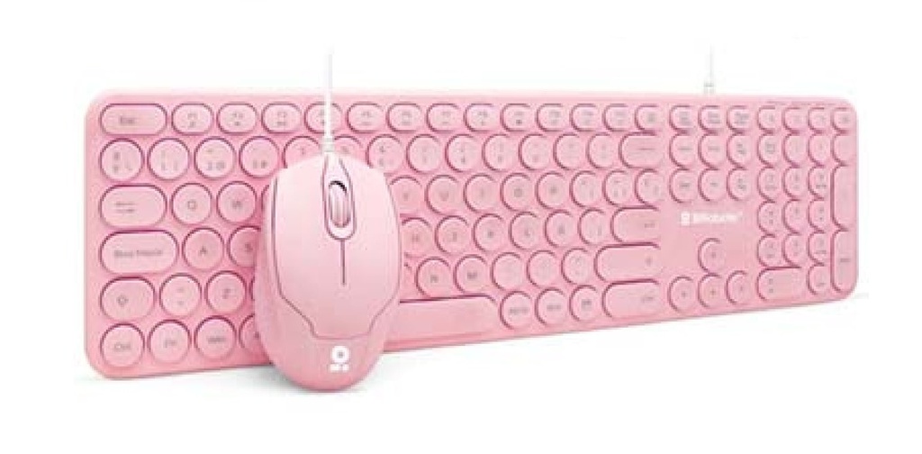 Combo                                                                                                                                                                           Teclado Multimedia Y RatÓn Usb / EdiciÓn Especial "pink" (6001196) - Brobotix