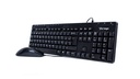 Kit                                                                                                                                                                                      De Teclado Y Mouse Vorago Km-104 - Estándar, 105 Teclas, Negro, 1000 Dpi