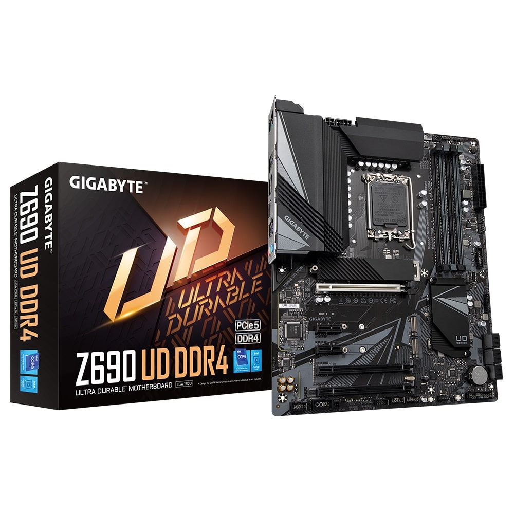 Motherboard                                                                                                                                                                                    Gigabyte Z690 Ud Ddr4 - Ddr4, Intel, Lga1700, Atx