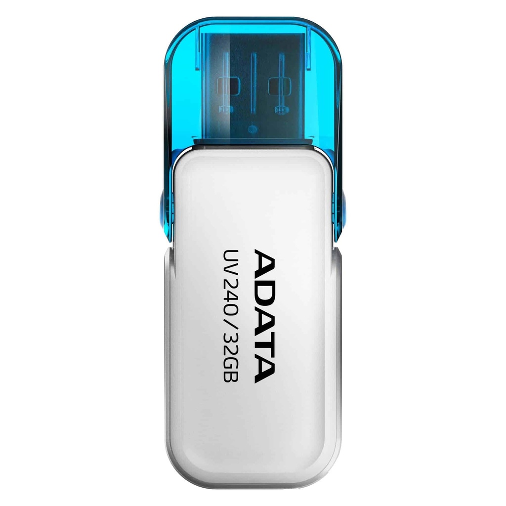 Memoria                                                                                                                                                                                  Usb Adata Auv240-32g-rwh - Blanco, 32 Gb