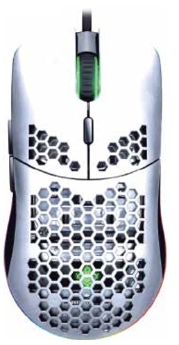 Mouse                                                                                                                                                                                         Gamer Yeyian Ymg-24311 Links 3000 - Rgb, 6 Botones, Blanco, Usb