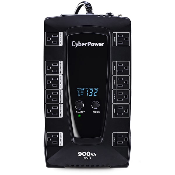 No-break                                                                                       Cyberpower Avrg900lcd - 900 Va, 480 W, Negro