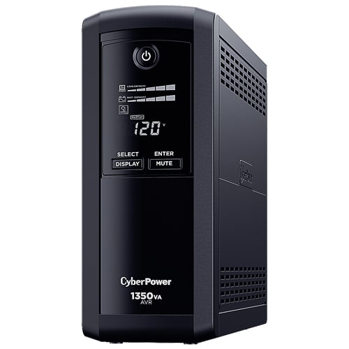 No-break                                                                                                      Cyberpower - 1350 Va, 810 W, 16 H, Negro, Hogar Y Oficina