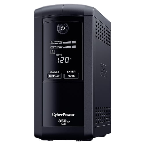 No-break                                                                                                                                                               Cyberpower Cp850avrlcd - 850 Va, 510 W, 8 H, Hogar Y Oficina
