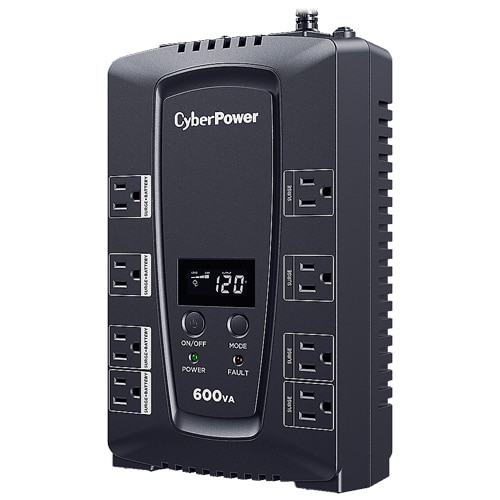 No-break                                                                                        Cyberpower - 600 Va, 340 W, 8 H, Hogar Y Oficina