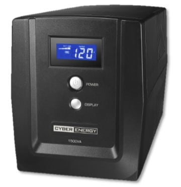 No-break                                                                                                                                  Cyberpower Om1500atlcd - 1500 Va, 900 W, 8 H, Negro
