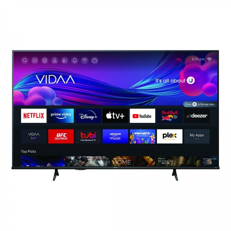 Televisor                                                                                                                                            Hisense 65a6kv - 65 Pulgadas, Led 4k Uhd, 3840 X 2160 Pixeles, Smart Vidaa