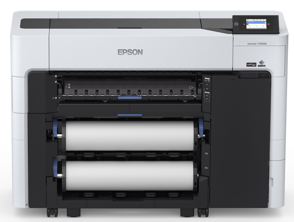 Epson                                                                             Surecolor T3770de (sct3770edr) De 24 Pulgadas Doble Rollo O Rebobinador De 5 Tintas -