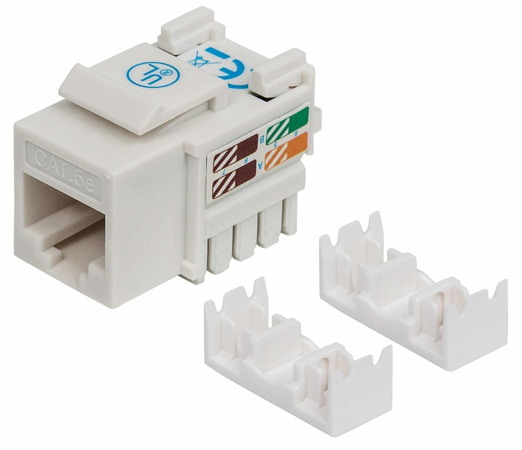 210355                                                                                                                                                                         Jack Cat 5e De Impacto (keystone) Blanco -
