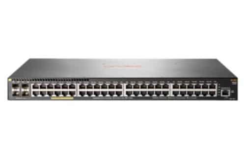 Switch                                                                                                                                                                                           Aruba 2930f 48g Poe+ 370w 4sfp+ - Plata, 48