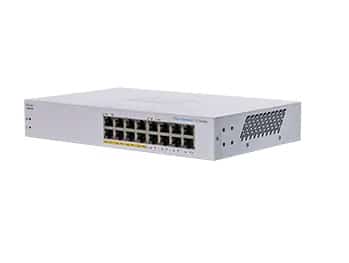 Switch                                                                                                                                                                                         Cbs110-16pp-na Cisco - No Administrable 16 Puertos 10/100/1000 (de Los Cuales 8 Soportan Poe Con 64w)
