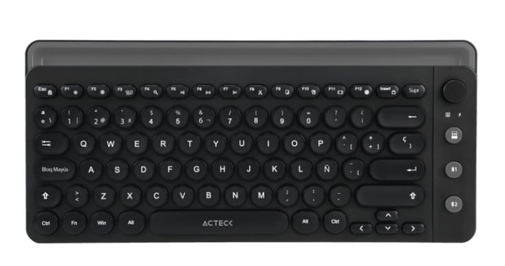 Teclado                                                                                                                                         Inalámbrico Conexión Dual 2.4hz/bluetooth  Uny Comp Ti685 Elite Series -