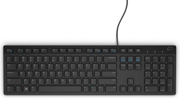 Teclado                                                                                                                                         Dell 580-adrc - Usb, Negro, Alámbrico, En Español
